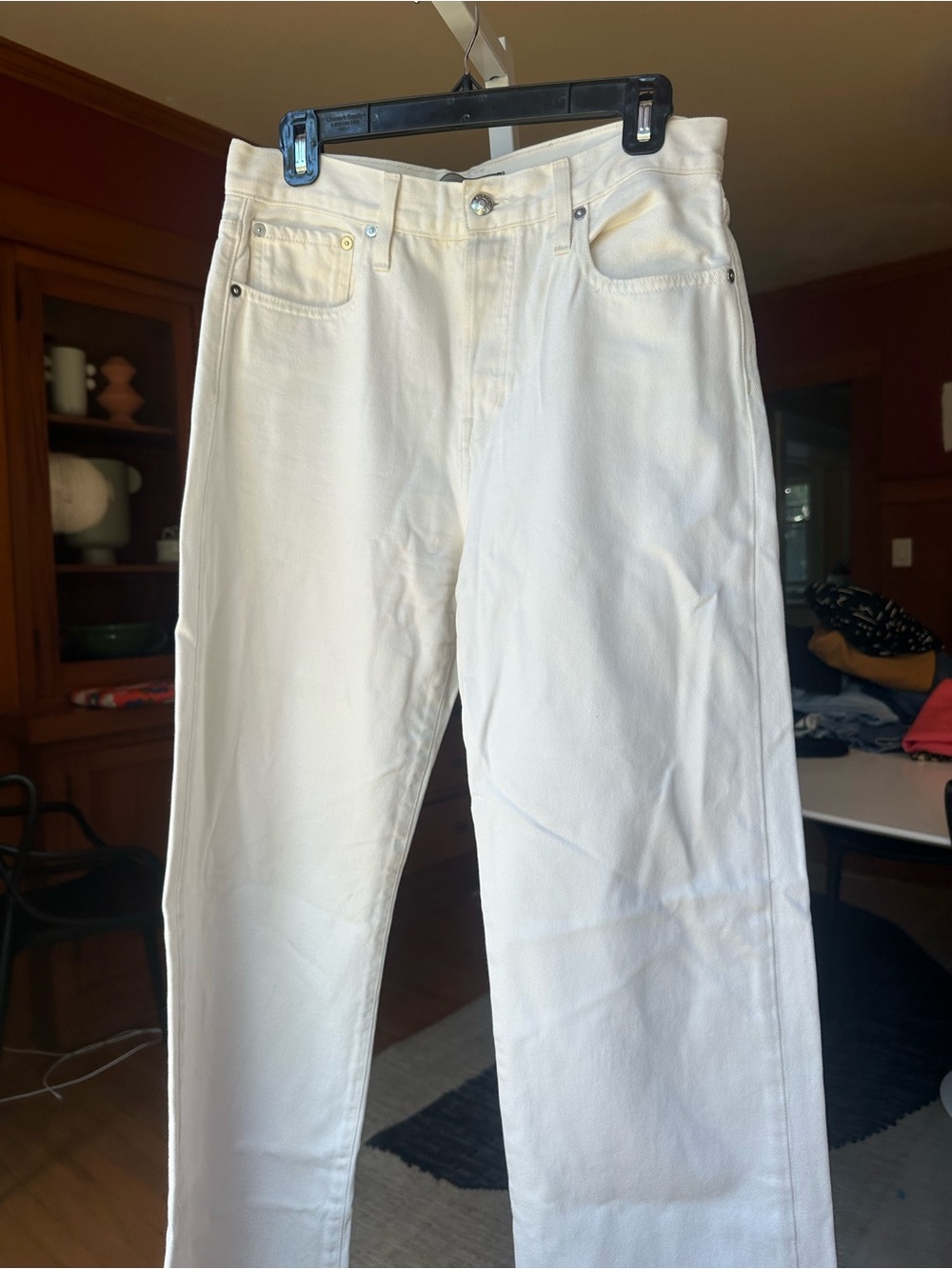 Women’s Straight White Jeans